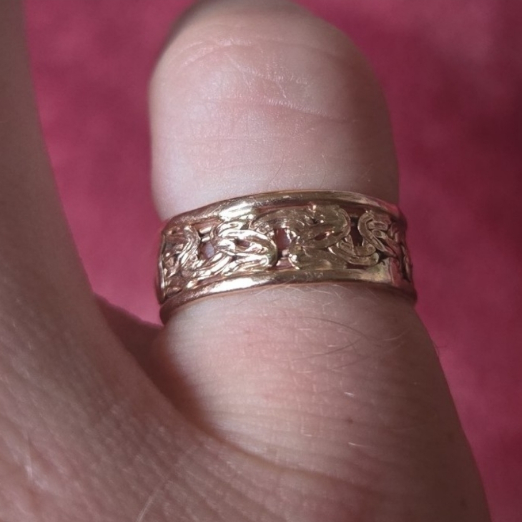 Thick Solid 14k Gold Ring